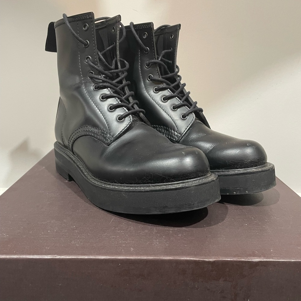 Christian Dada Chunky Combat Boots 40MM Heel